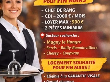 recherche appartement urgente – prise de poste fin mars / début avril