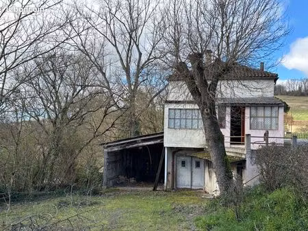 maison 100 m² à rénover – terrain 1 000 m² – accès rivière