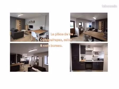 à deux pas du centre de st-jorioz. appartement meublé 2 pièces  offrant calme absolu et vu