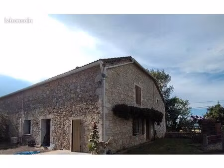 maison pierre + maison bois