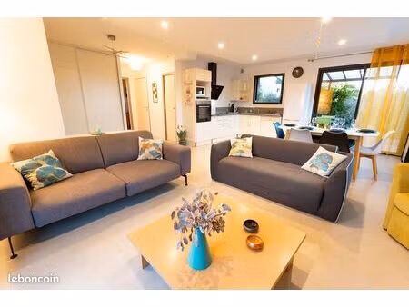 rare villa contemporaine t3 meublée avec spa rigide 3 places  terrasse  jardin et garage