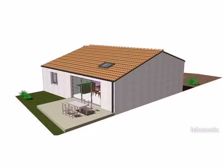 maison 80m2 3 chambres garage terrain de 216 m2 viabilisé