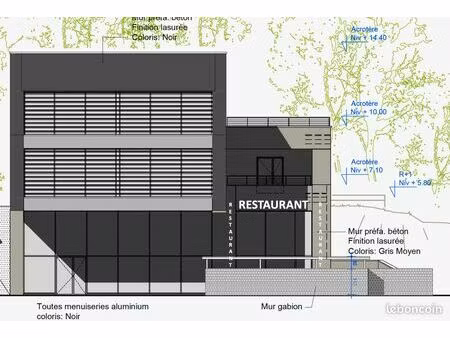 local commercial destiné à la restauration sur limonest techlid