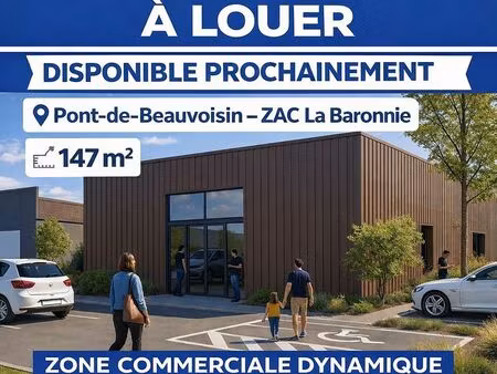 local commercial 147m2 pont de beauvoisin (baronnie)