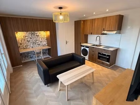 f2 meublé entièrement rénové 34m2