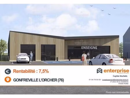 vente commerce 250 m² gonfreville-l’orcher (76700)