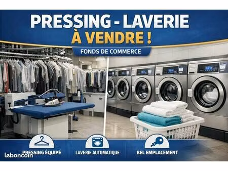 fonds de commerce  pressing 60 m² gonesse