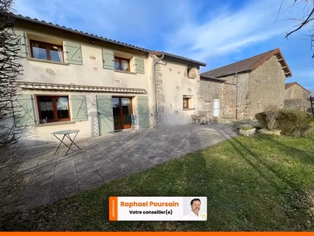 charmante maison 4 chambres avec grange et garage sur 2900m2 de terrain