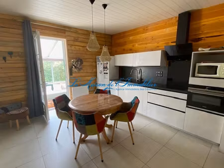 a 5 minutes d'anduze  maison de f3 avec véranda au calme su