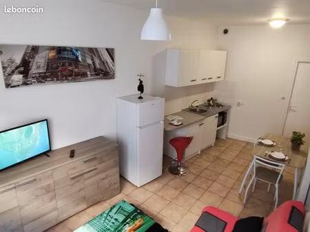 t1 bis meublé – centre-ville – internet fibre incluse