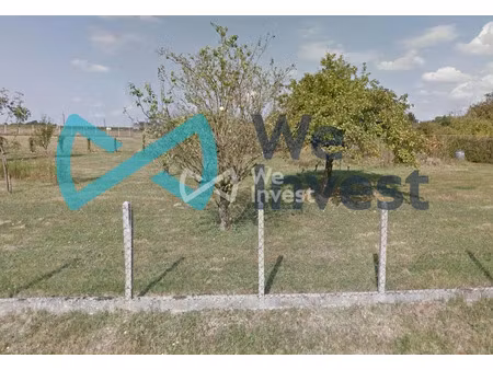 vente terrain à batir 1322 m² à saint-aubin-de-blaye (33820)  38 500 €