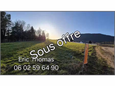 vente terrain 1091 m² à saulcy-sur-meurthe (88580)  37 700 €