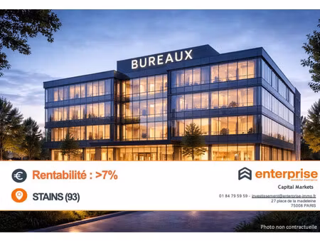vente bureau 429 m² stains (93240)