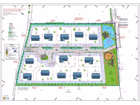 vente terrain 751 m² à ganzeville (76400)  39 000 €