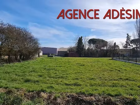 vente terrain 1007 m² à saint-sulpice-sur-lèze (31410)  76 500 €