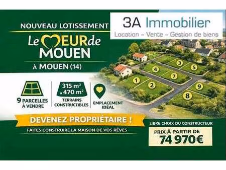 vente terrain à mouen (14790) : à vendre / mouen