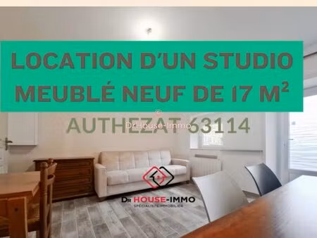 a louer studio neuf de 17 m2