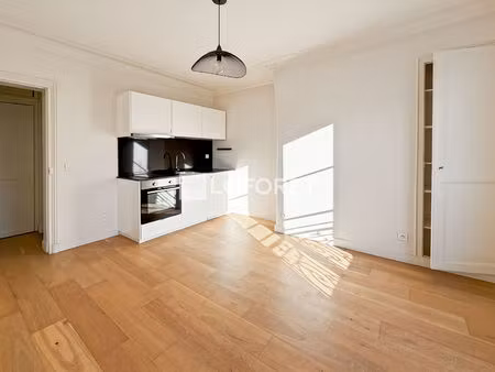 appartement paris 75018 - cité yves klein - blanche - 2 pièces - 35.30 m2