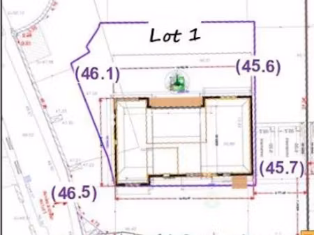 vente terrain 916 m² à chapet (78130)  197 000 €