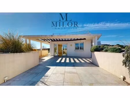 villa sur le toit – vue panoramique mer – terrasses 141 m² – garages – cagnes-sur-mer