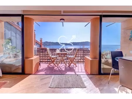 villefranche-sur-mer - vieille-ville - appartement - 2/3 pièces - 65 55 m² - vue mer panor