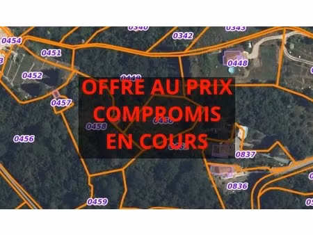 compromis en cours .....terrain agricole rare à la vente 16273m²