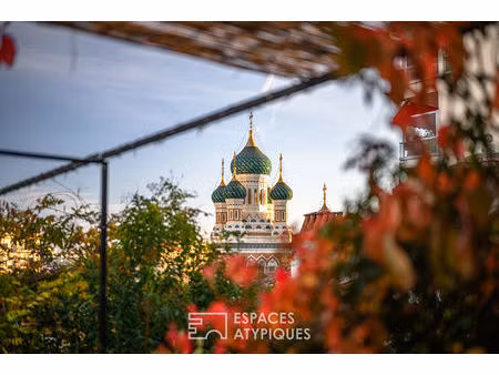 appartement-villa avec rooftop et jardin au coeur du parc impérial à nice.