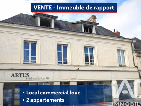 vente immeuble 193 m² à nogent-sur-loir (72500)  279 000 €