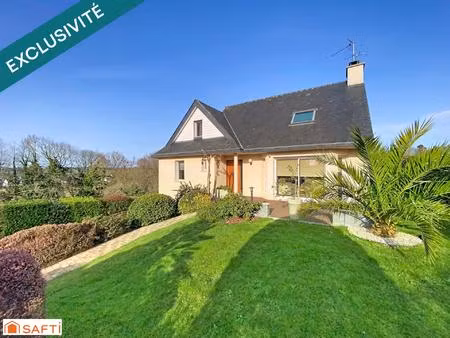 maison familiale avec jardin  véranda et vie de plain-pied à briec.