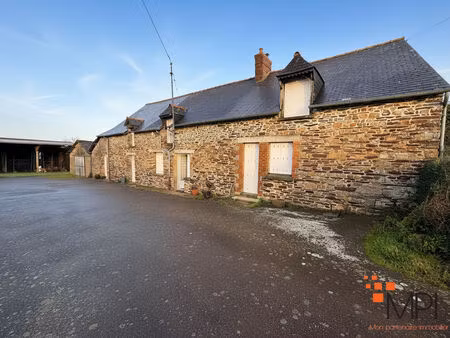 longère en pierre à rénover à lassy avec dépendances et environnement naturel exceptionnel