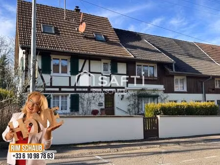 a vendre maison alsacienne à colombages- fort potentiel- neuwiller