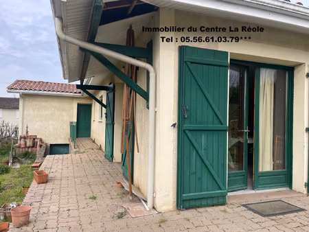 la réole centre - maison plain-pied de 2006 de 92 m2 avec ga