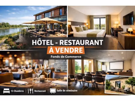 hôtel / restaurant -13 chambres - gite - 1 suite - salle de séminaire