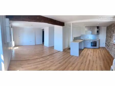 t3 74m² tbe et jardin - la buisse