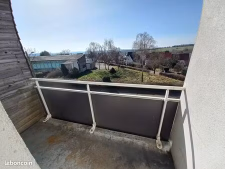 location avec chauffage inclus  d'un beau f3 lumineux situé au 3 rue lamartine à valmont s