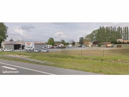 site rn10 virsac - 4900m² idéal garage / expo / logistique
