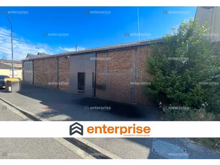à louer – activité / entrepôt avec bureaux – 280 m² – saint-quentin (02100)