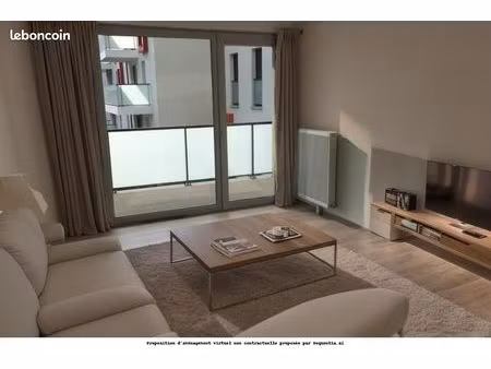 fresnes la cerisaie – beau 2p récent avec balcon plein sud + parking  970 cc