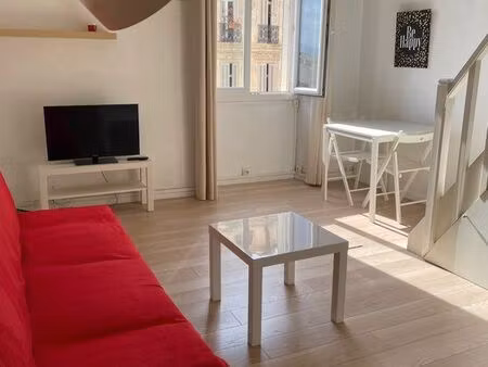 studio meublé 25m2 + mezzanine 12m2