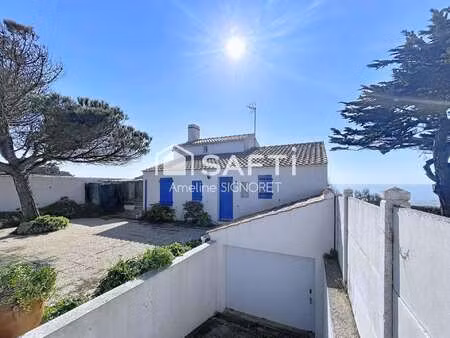 vente maison bord de mer à noirmoutier-en-l'île (85330) : à vendre bord de mer / 93m² noir