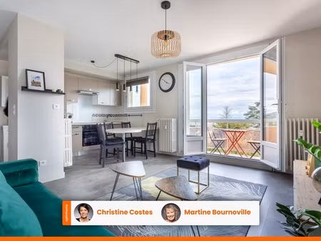 appartement t2 meublé 41 m² avec balcon vue dégagée – chamalières proche thermes royat