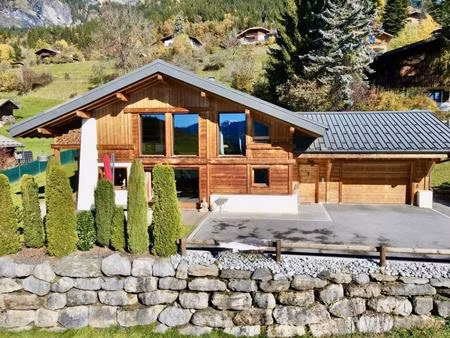 passy secteur bay  chalet d'exception 5 pièces150 m2  vue massif du mont blanc   841 m2 de