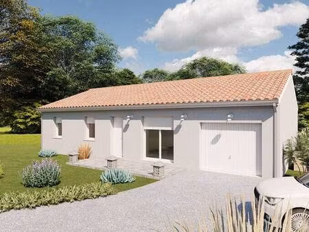 terrain avec maison neuve à vendre