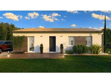 terrain avec maison neuve à vendre