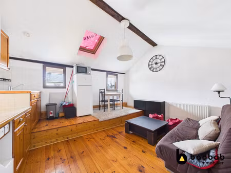 t1bis - meublé - cave - centre-ville chambéry