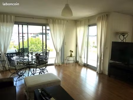 appartement bruges le tasta - t3 traversant lumineux de 82 m2 avec 2 parkings & borne de r