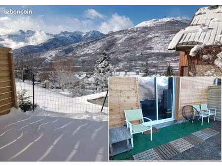 2 pièces + jardin + coin montagne au bord de la forêt