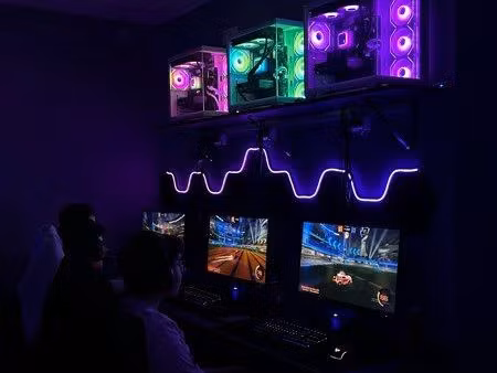 fond commerce salle gaming