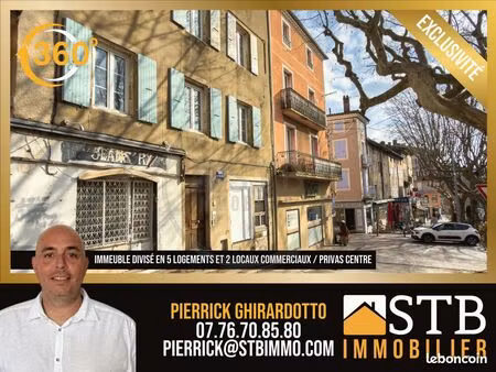 immeuble 152 m² privas