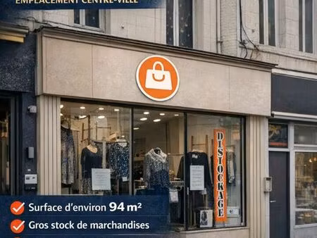 prêt-à-porter 97 m² saint quentin